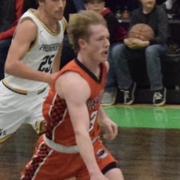 Jack D., a point guard from Wyoming and 345th Collective athlete